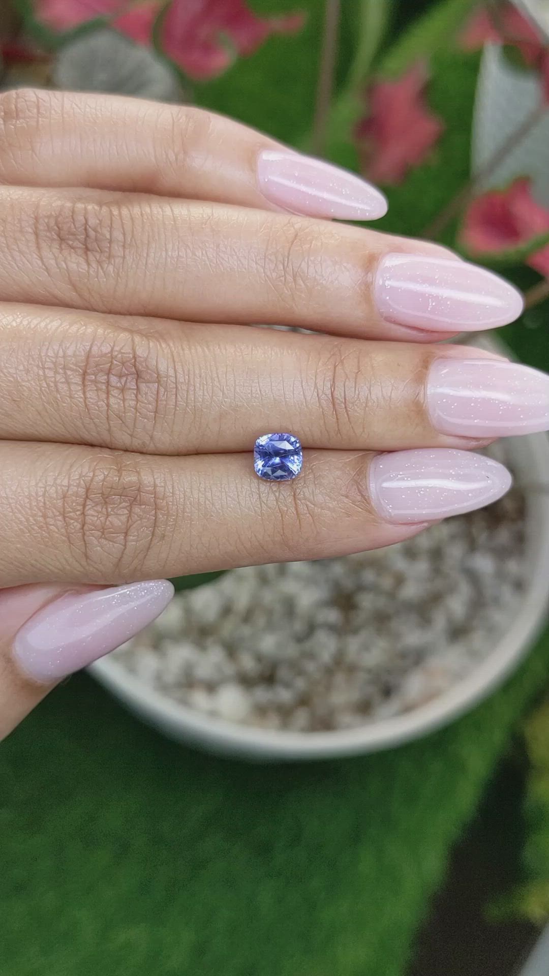 1.27 Ct. Blue Sapphire from Madagascar Size Video