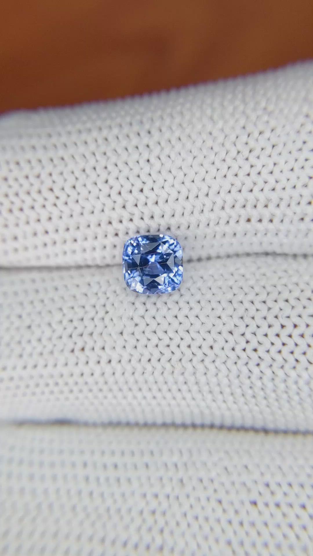 1.27 Ct. Blue Sapphire from Madagascar Size Video