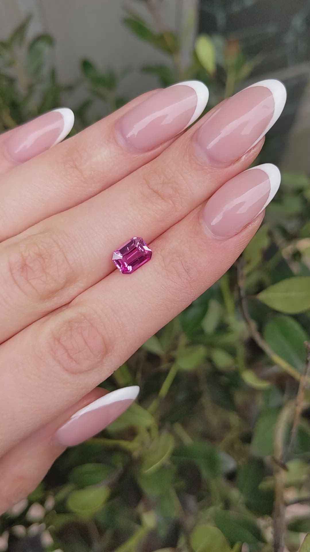 2.08 Ct. Pink Sapphire from Ceylon (Sri Lanka) Size Video