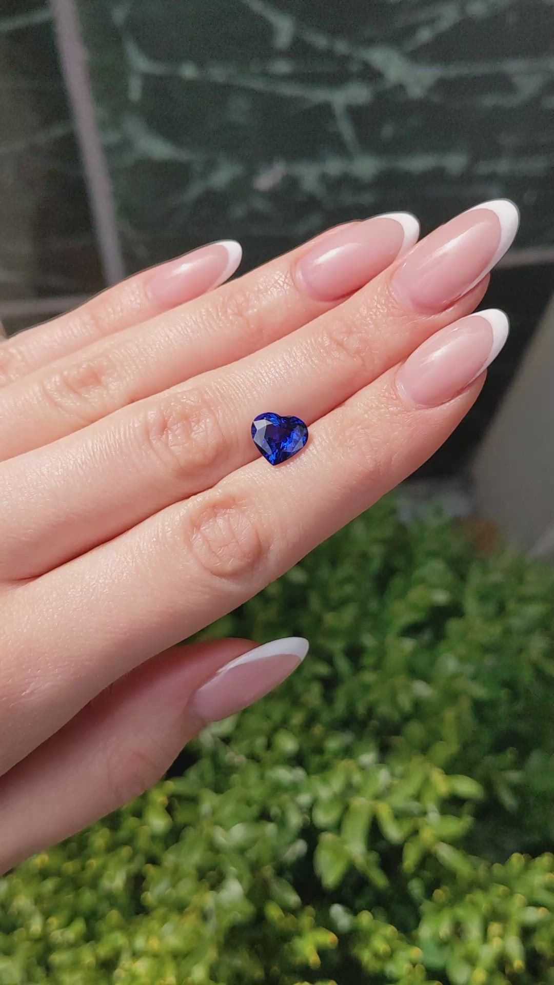 3.04 Ct. Blue Sapphire from Ceylon (Sri Lanka) Size Video