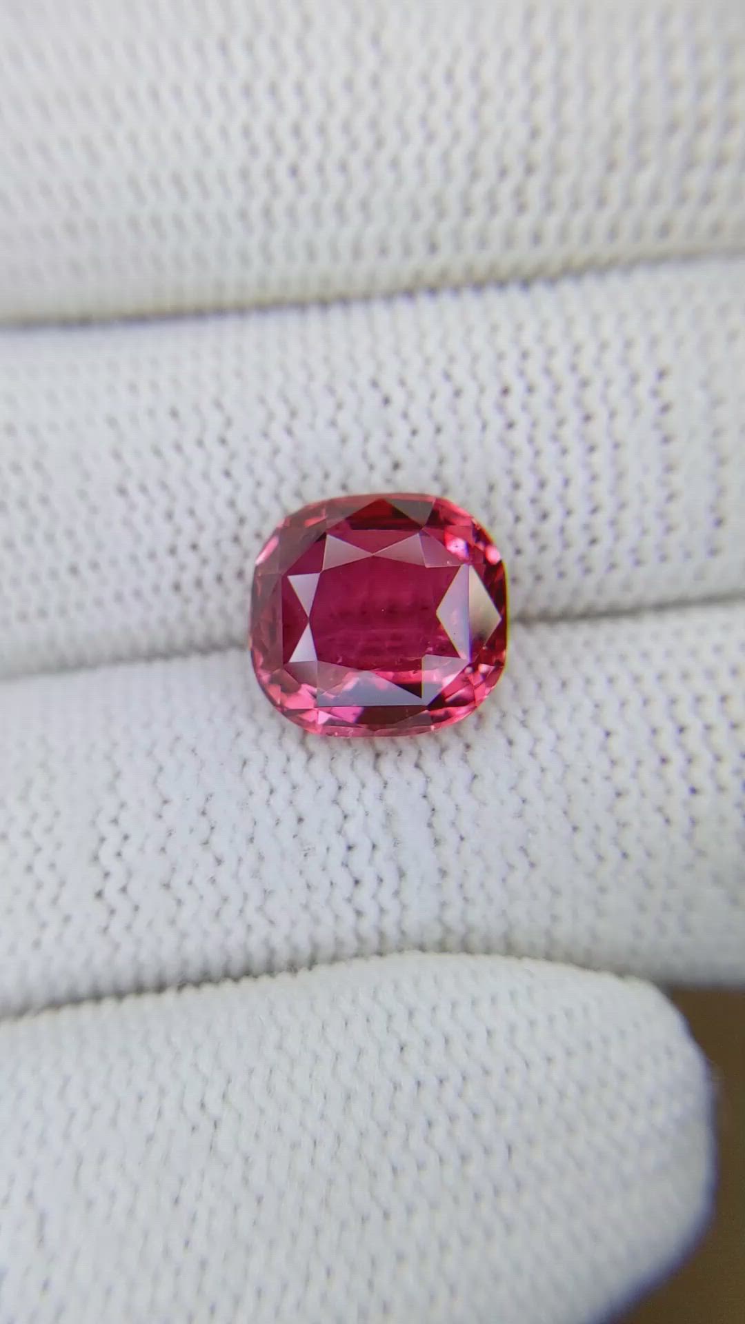 6.07 Ct. Reddish Pink Sapphire from Madagascar Size Video
