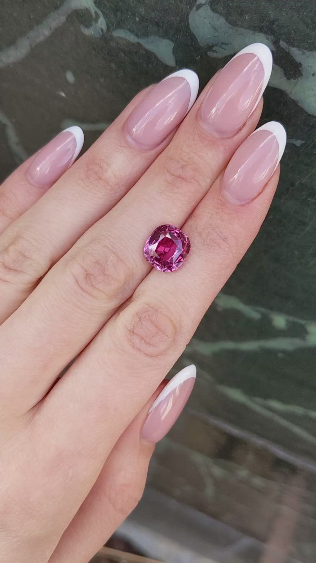 6.07 Ct. Reddish Pink Sapphire from Madagascar Size Video