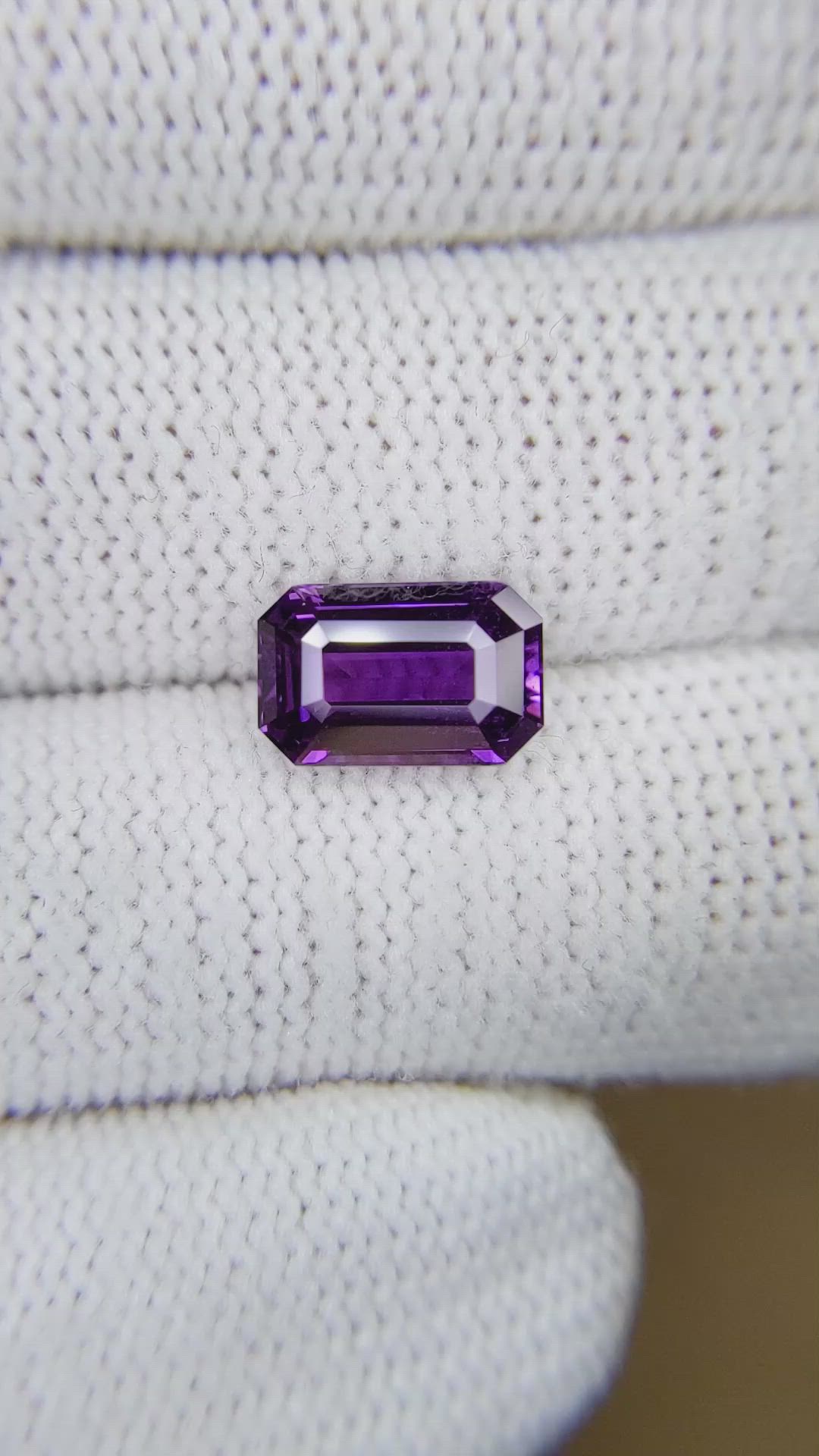 3.02 Ct. Purple Sapphire from Madagascar Size Video