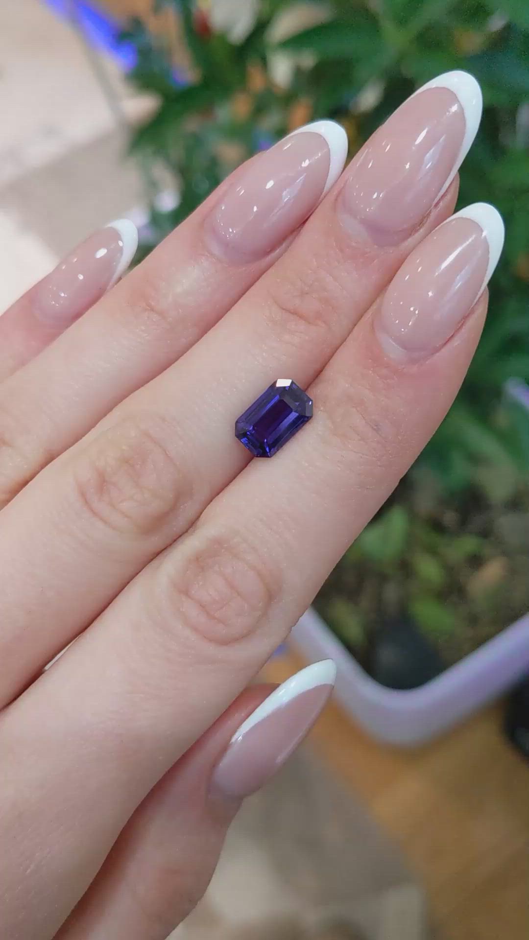 3.02 Ct. Purple Sapphire from Madagascar Size Video