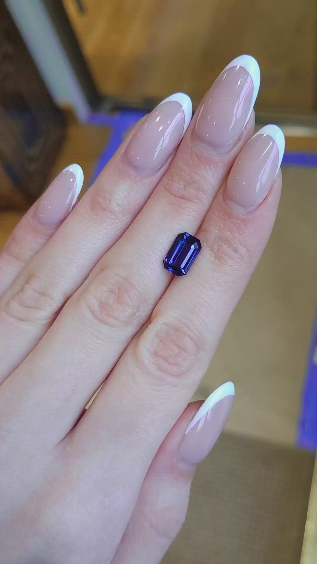 3.02 Ct. Purple Sapphire from Madagascar Size Video