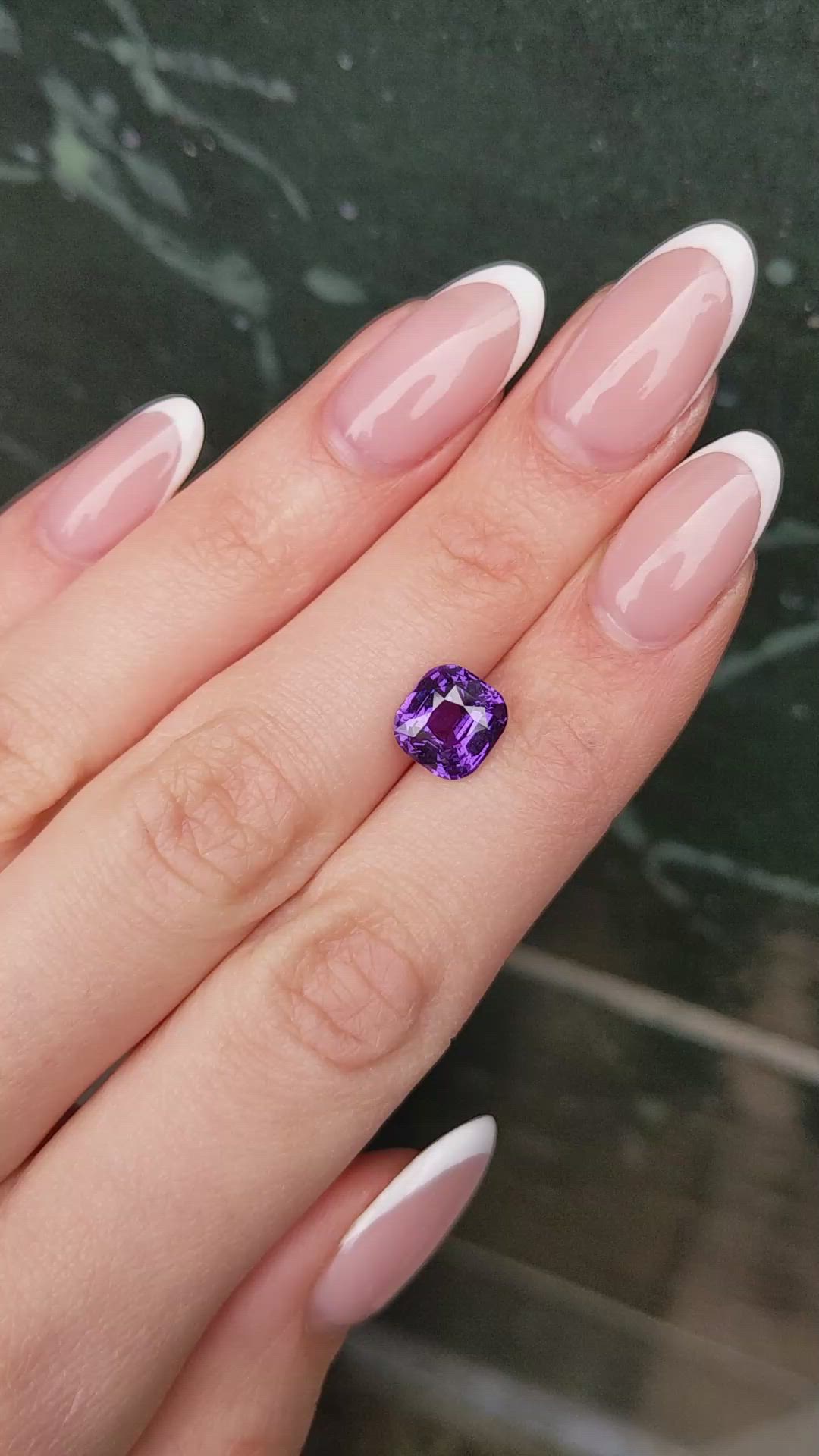3.54 Ct. Purple Sapphire from Madagascar Size Video