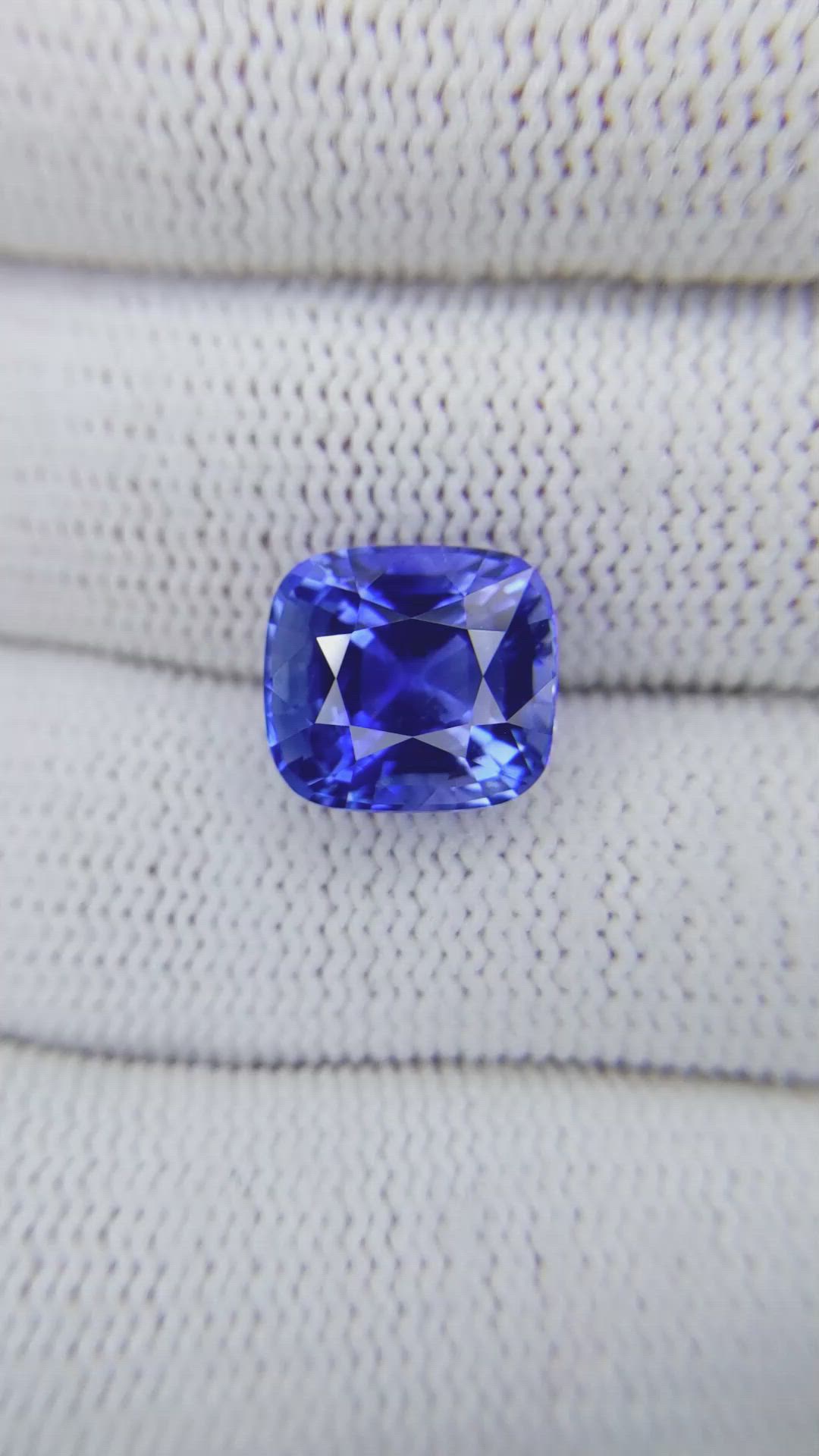 7.35 Ct. Blue Sapphire from Madagascar Size Video