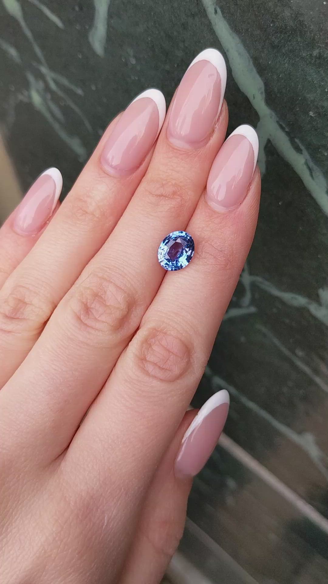 3.52 Ct. Blue Sapphire from Ceylon (Sri Lanka) Size Video