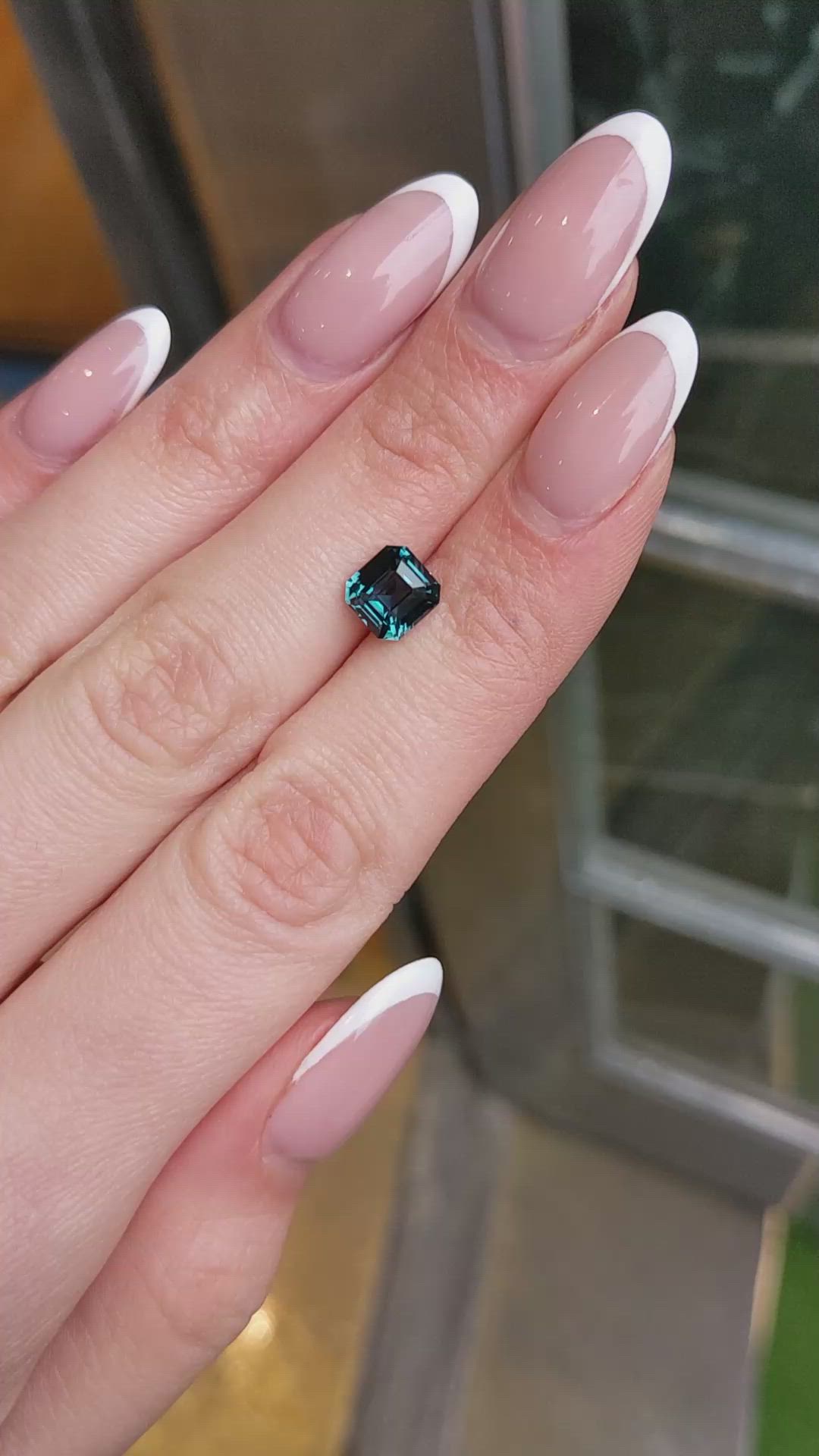 2.21 Ct. Green Sapphire from Madagascar Size Video