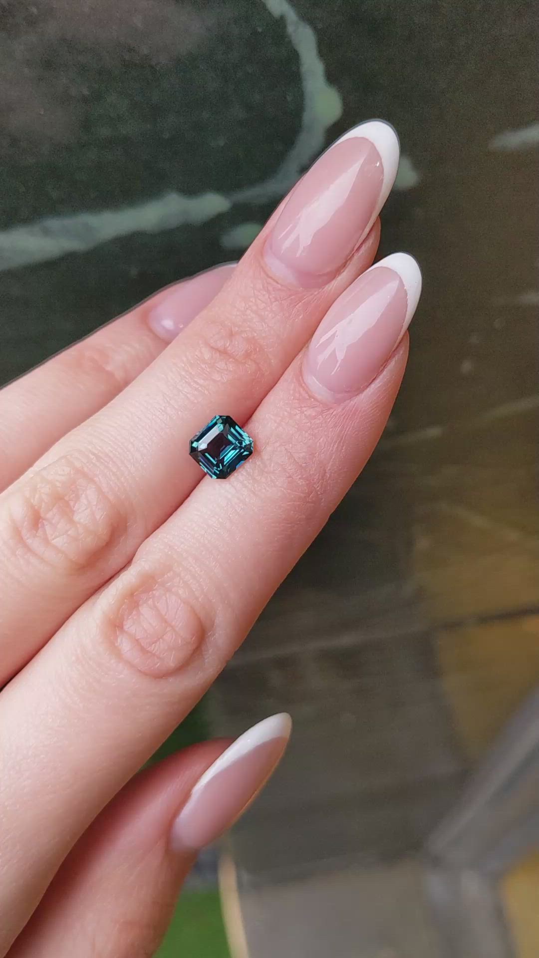2.21 Ct. Green Sapphire from Madagascar Size Video