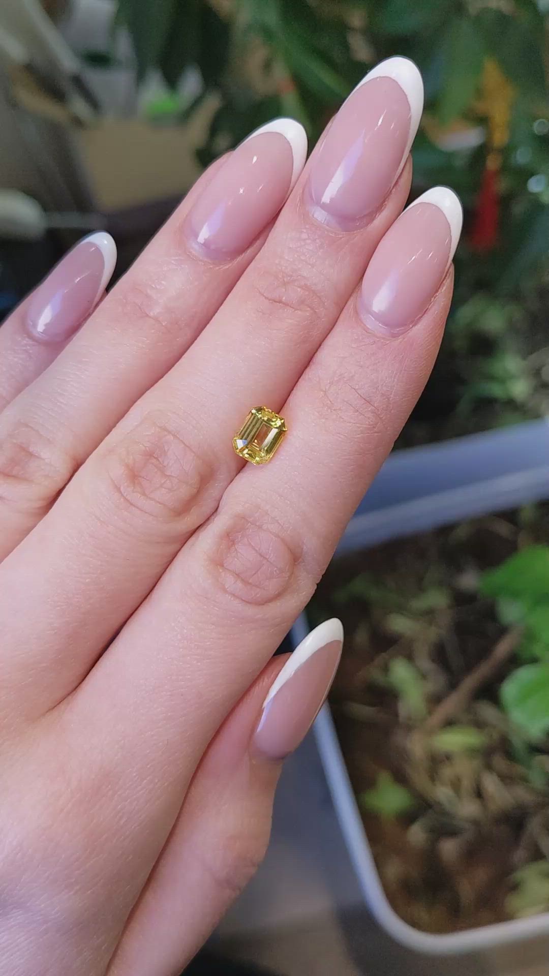 1.98 Ct. Yellow Sapphire from Ceylon (Sri Lanka) Size Video