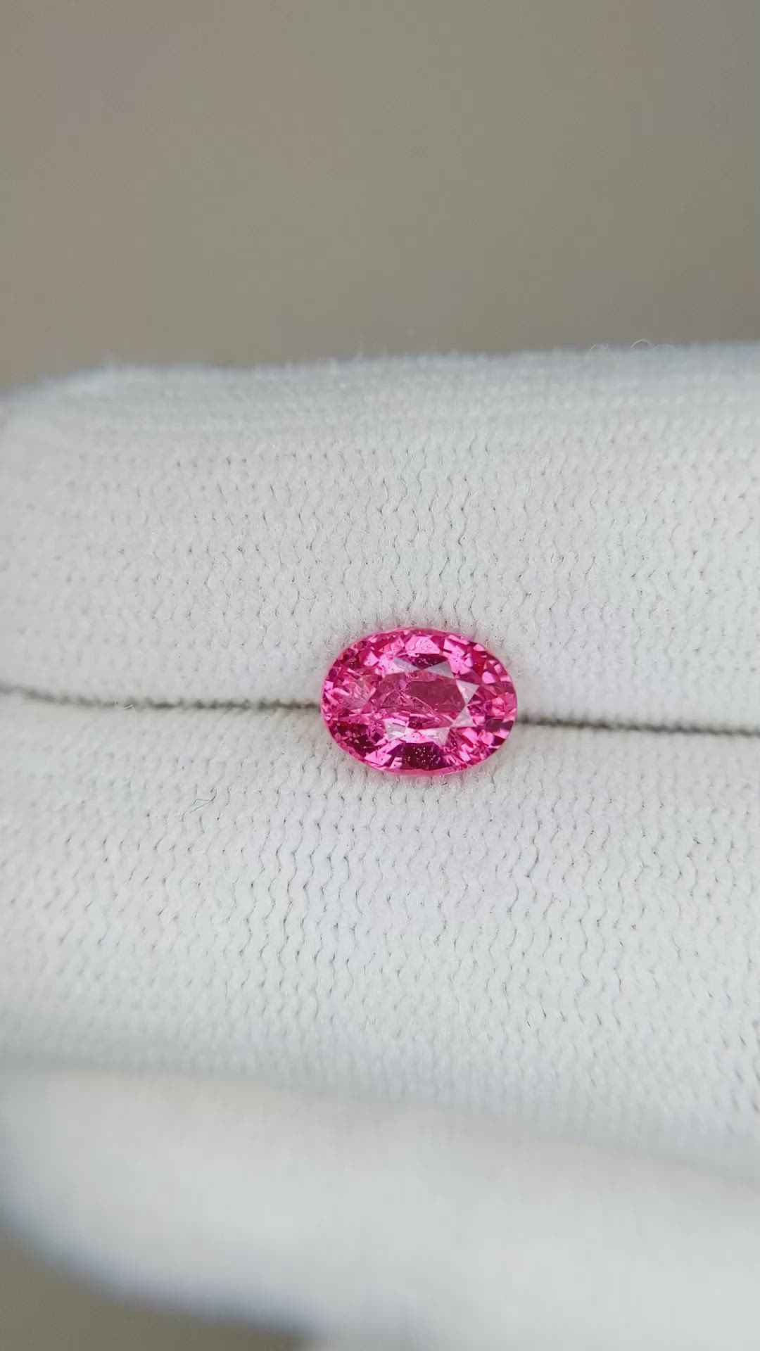 1.30 Ct. Pink Sapphire from Ceylon (Sri Lanka) Size Video