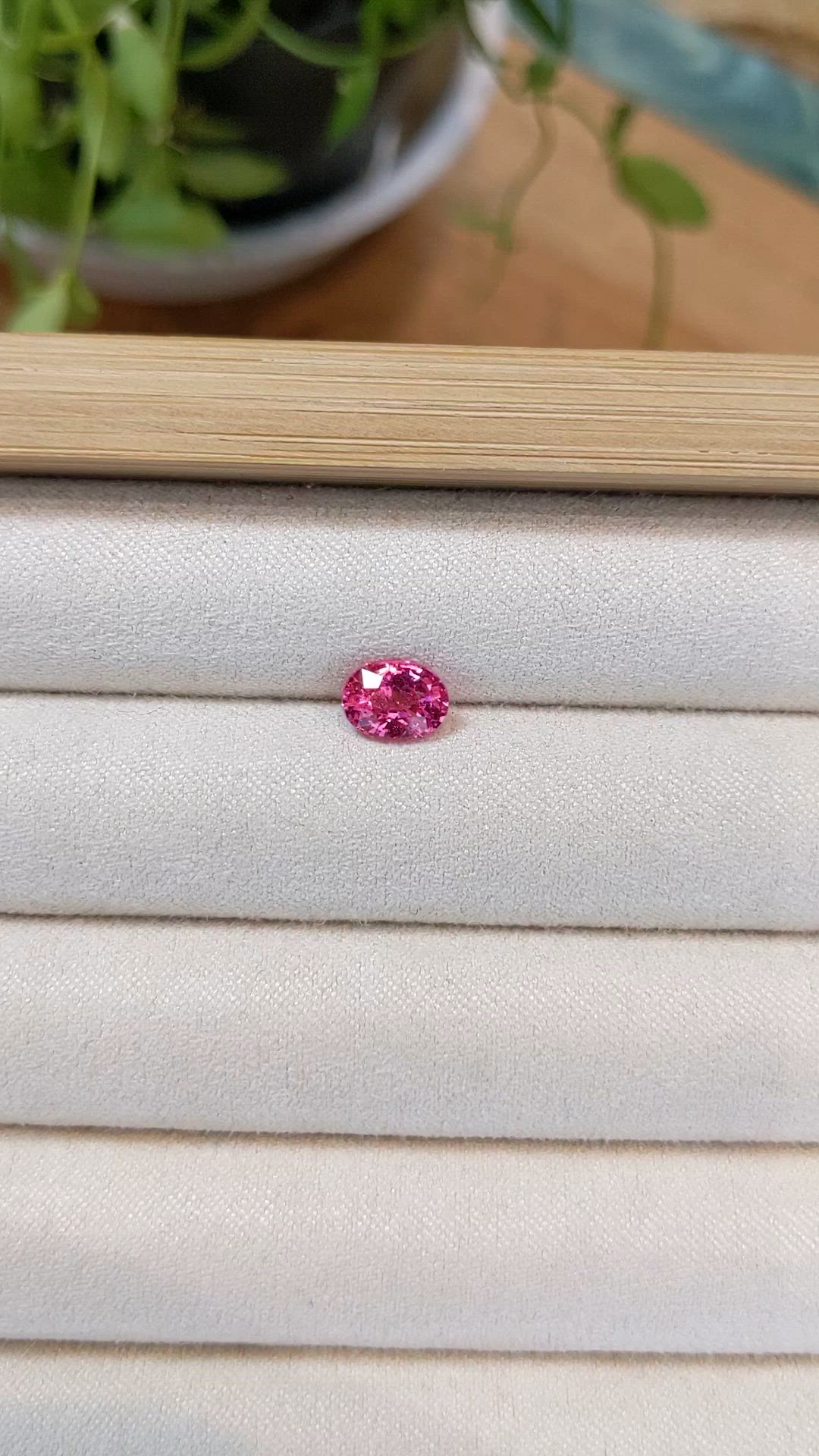 1.30 Ct. Pink Sapphire from Ceylon (Sri Lanka) Size Video