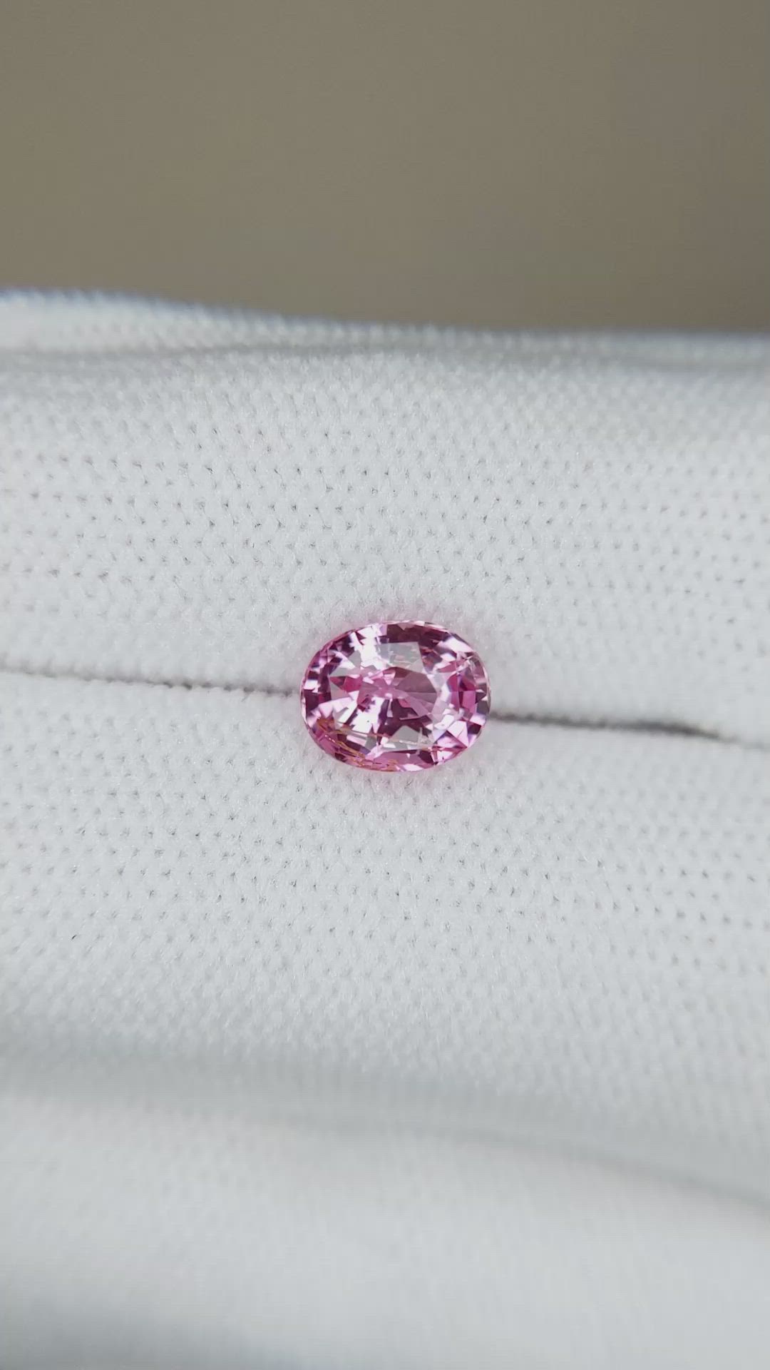 1.53 Ct. Pink Sapphire from Ceylon (Sri Lanka) Size Video