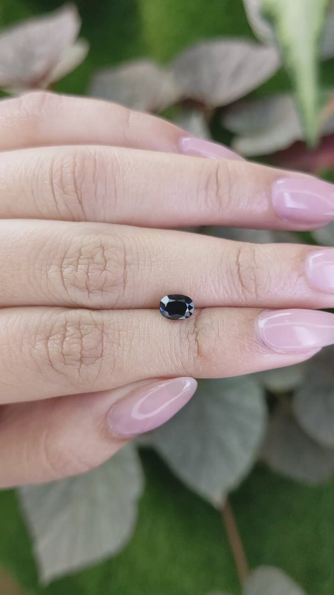 1.07 Ct. Blue Sapphire from Ceylon (Sri Lanka) Size Video