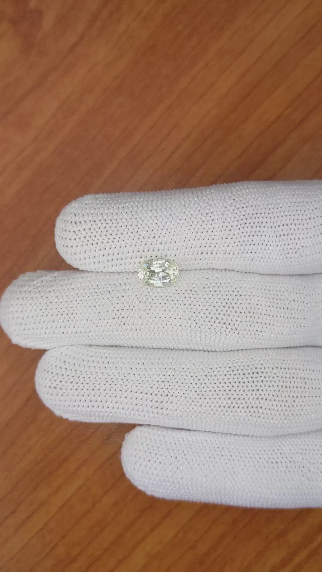 1.57 Ct. Yellow Sapphire from Ceylon (Sri Lanka) Size Video