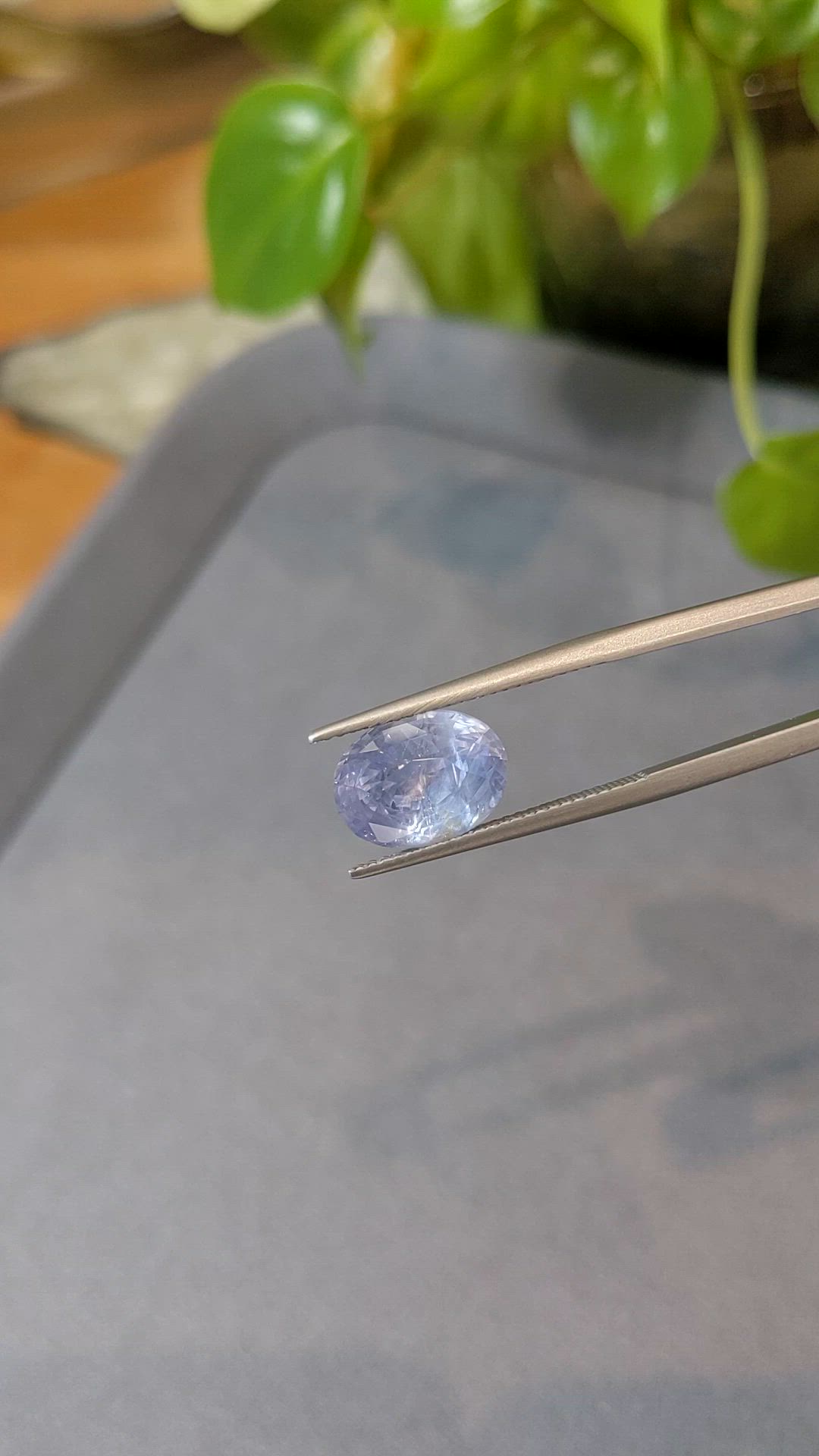 6.25 Ct. Blue Sapphire from Ceylon (Sri Lanka) Size Video