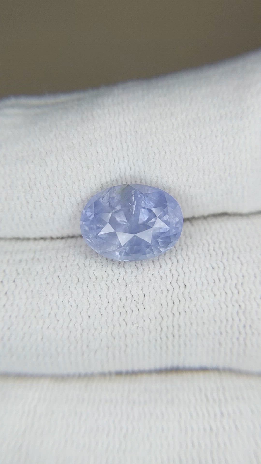 6.25 Ct. Blue Sapphire from Ceylon (Sri Lanka) Size Video