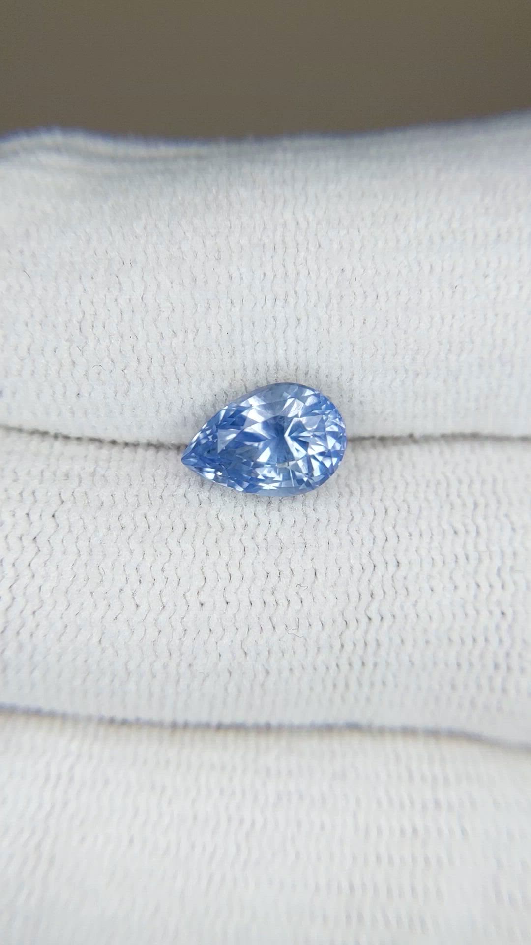 2.53 Ct. Blue Sapphire from Ceylon (Sri Lanka) Size Video