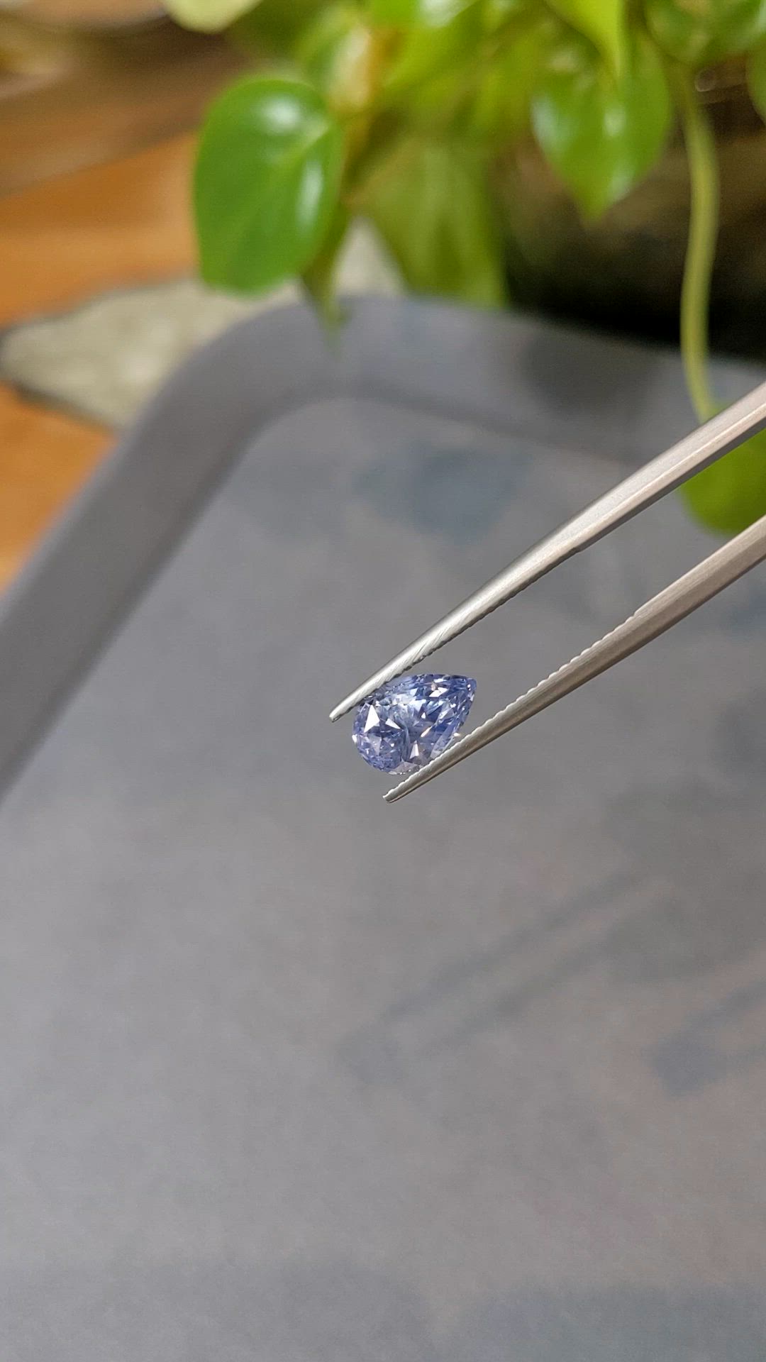 2.53 Ct. Blue Sapphire from Ceylon (Sri Lanka) Size Video