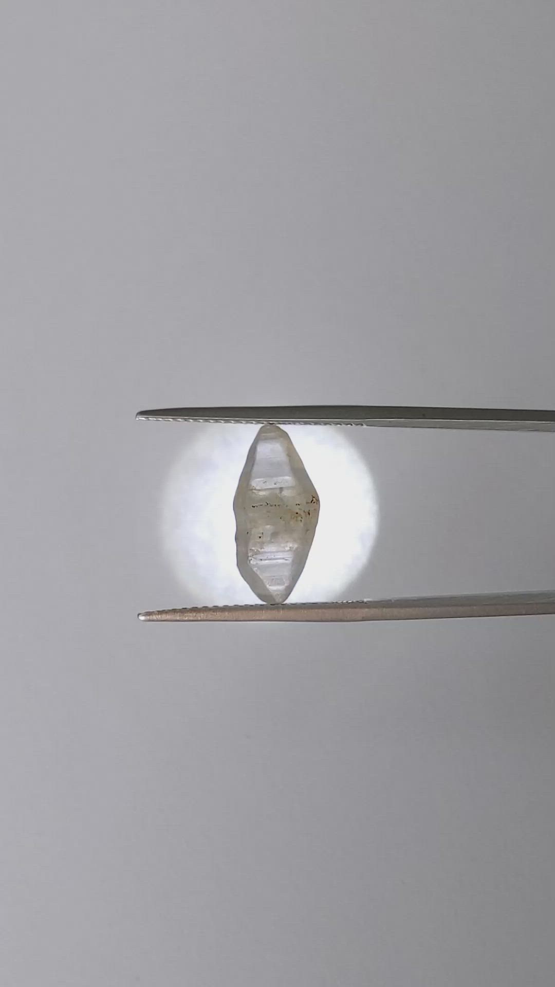 4.86 Ct. Blue Sapphire Crystal from Ceylon (Sri Lanka) Size Video