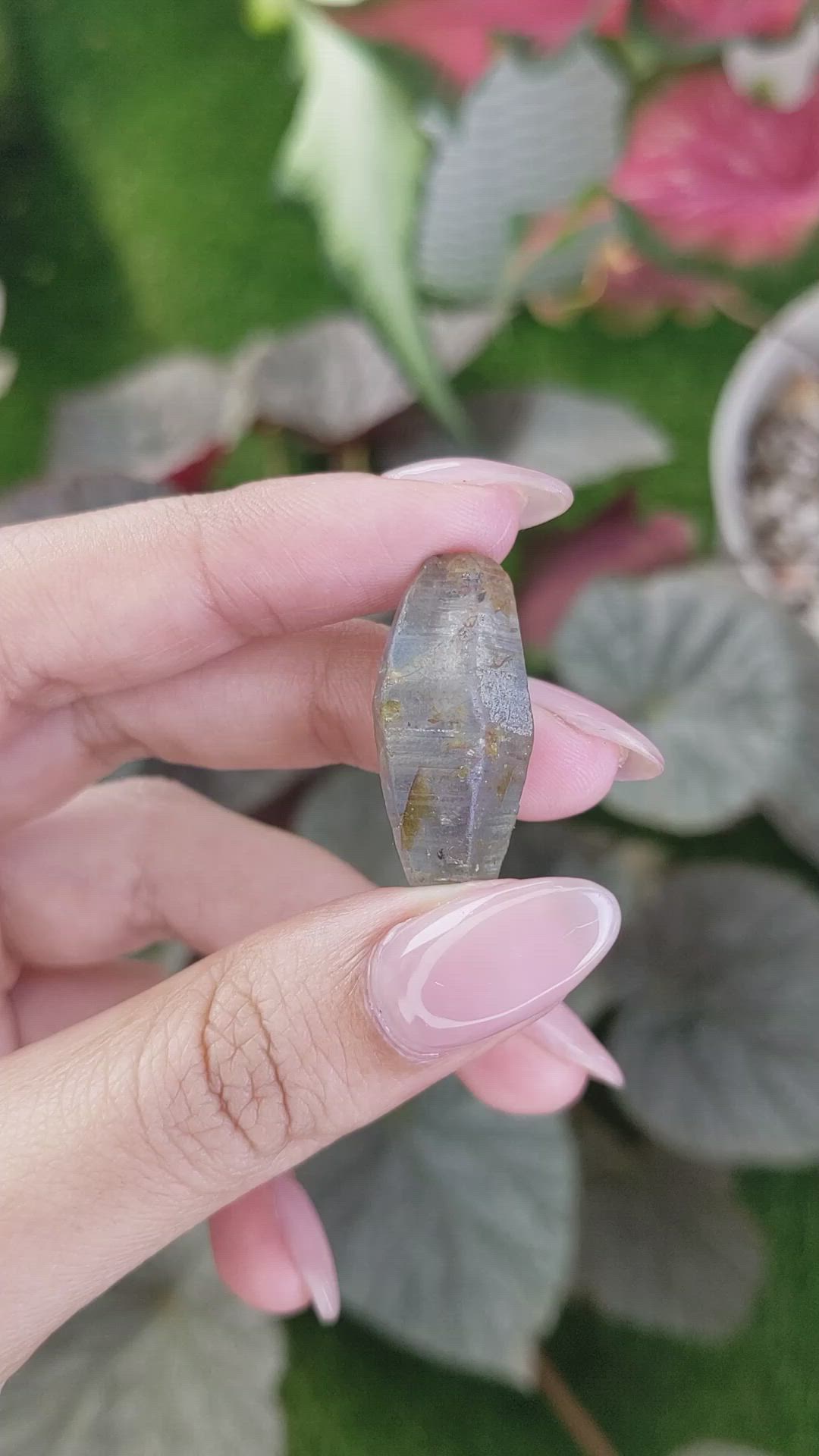 32.50 Ct. Blue Sapphire Crystal from Ceylon (Sri Lanka) Size Video