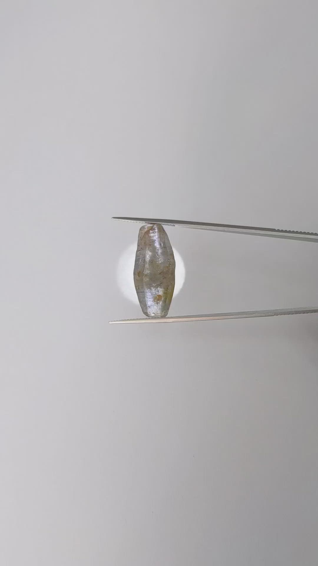 32.50 Ct. Blue Sapphire Crystal from Ceylon (Sri Lanka) Size Video