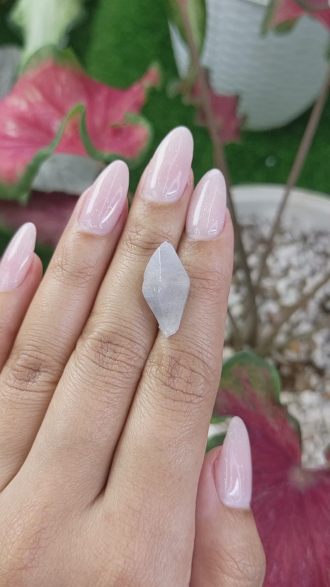 14.26 Ct. Blue Sapphire Crystal from Ceylon (Sri Lanka) Size Video