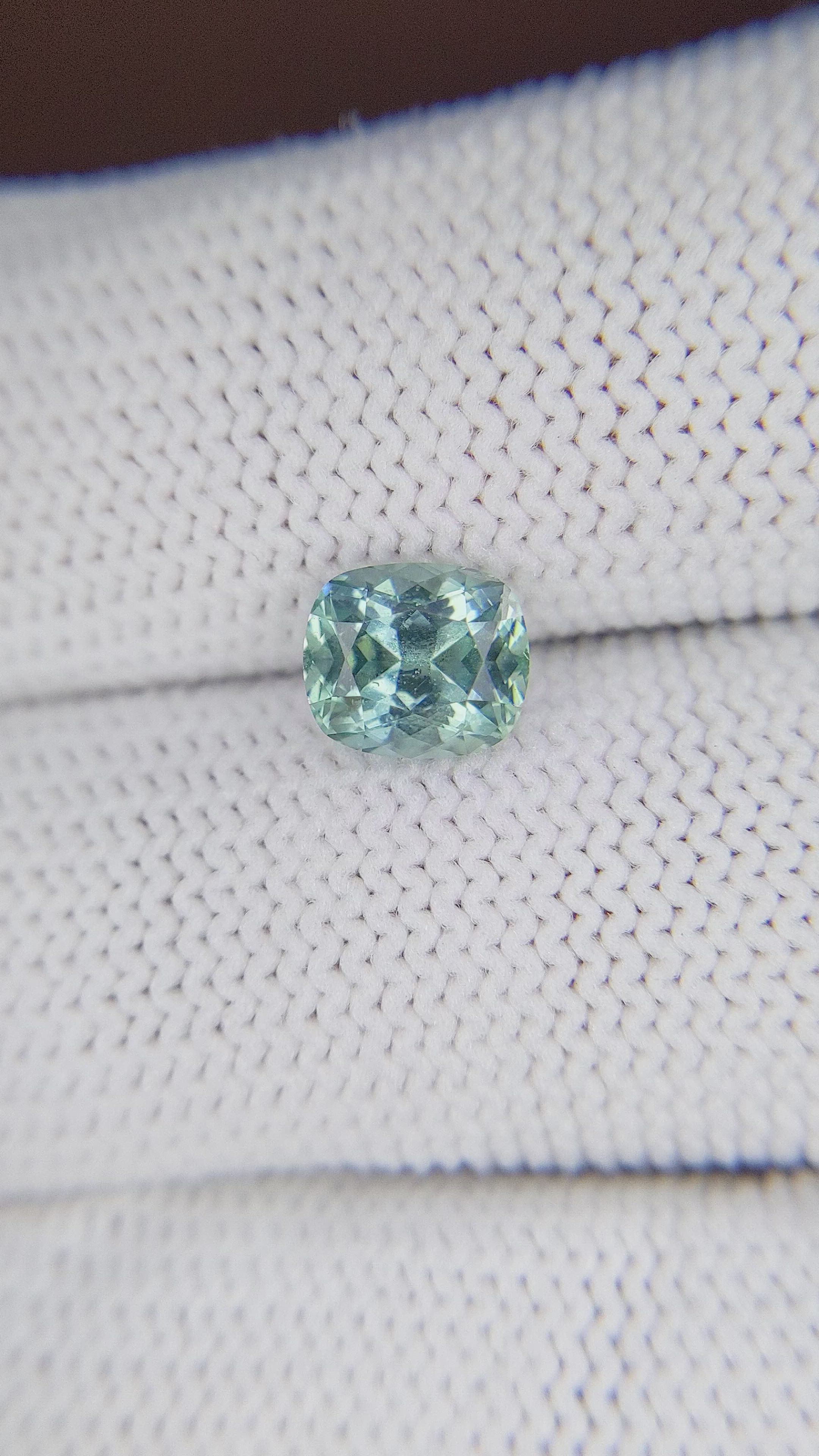 1.88 Ct. Bluish Green Sapphire from Montana Size Video