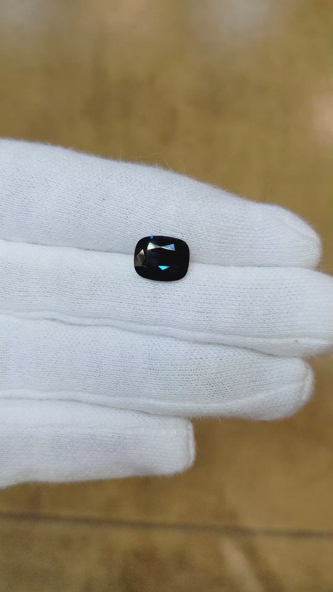 2.61 Ct. Greenish Blue Sapphire from Australia Size Video