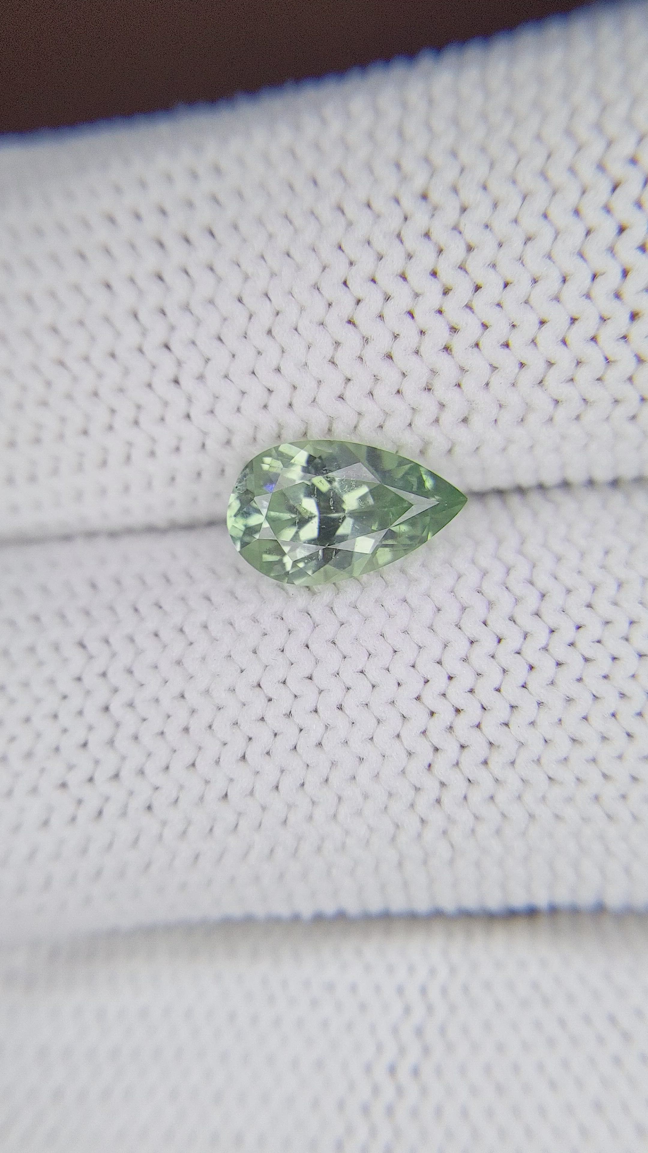 1.78 Ct. Green Sapphire from Montana Size Video