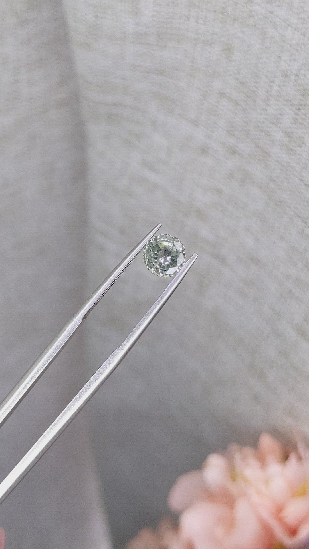 1.13 Ct. Green Sapphire from Montana Size Video