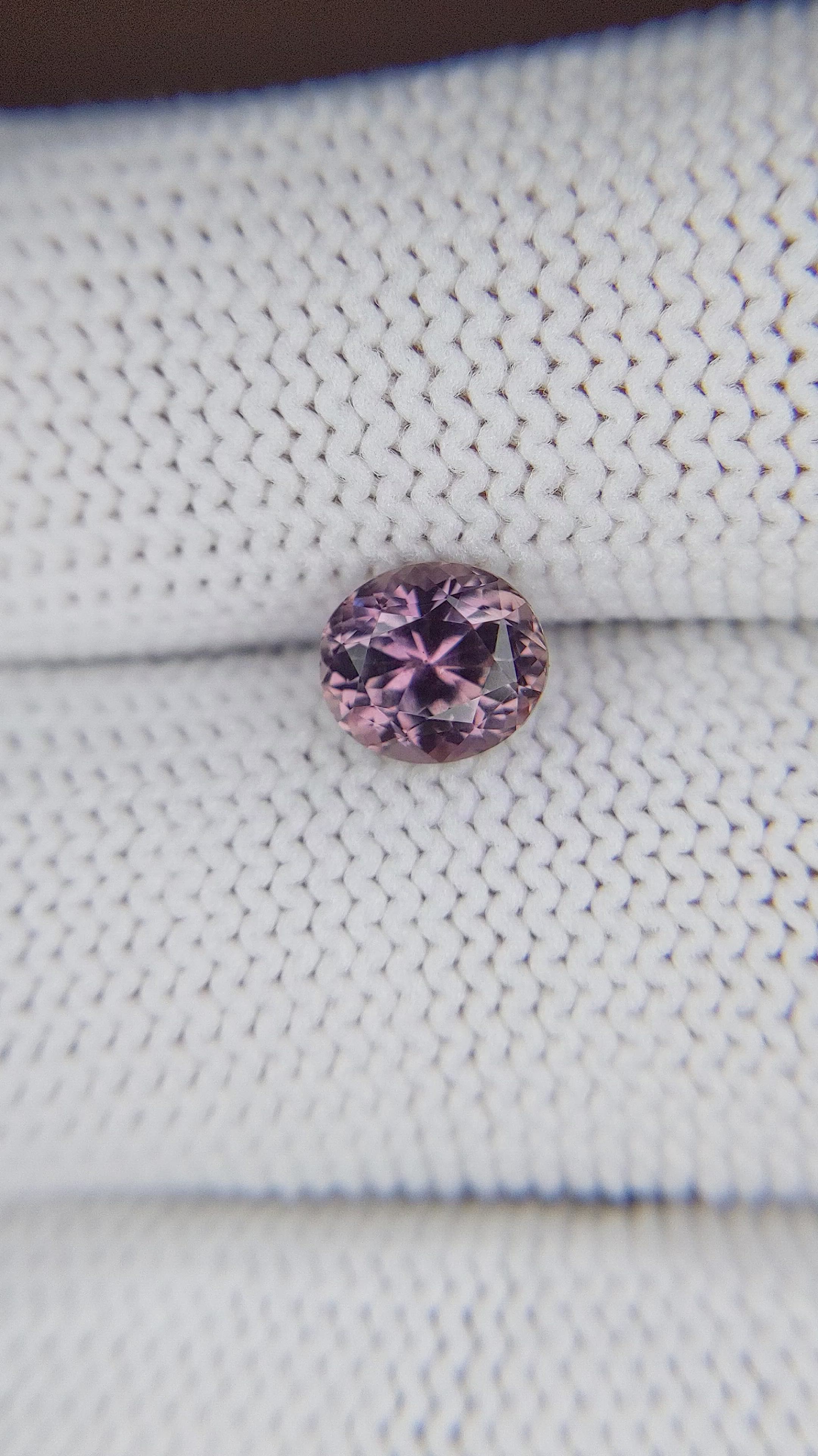 1.45 Ct. Purplish Pink Sapphire from Montana Size Video