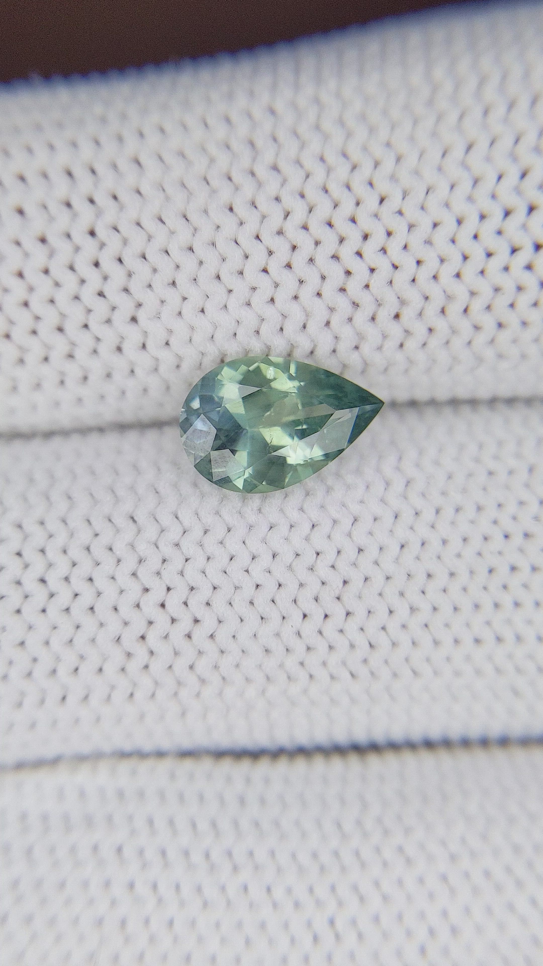 1.92 Ct. Bluish Green Sapphire from Montana Size Video
