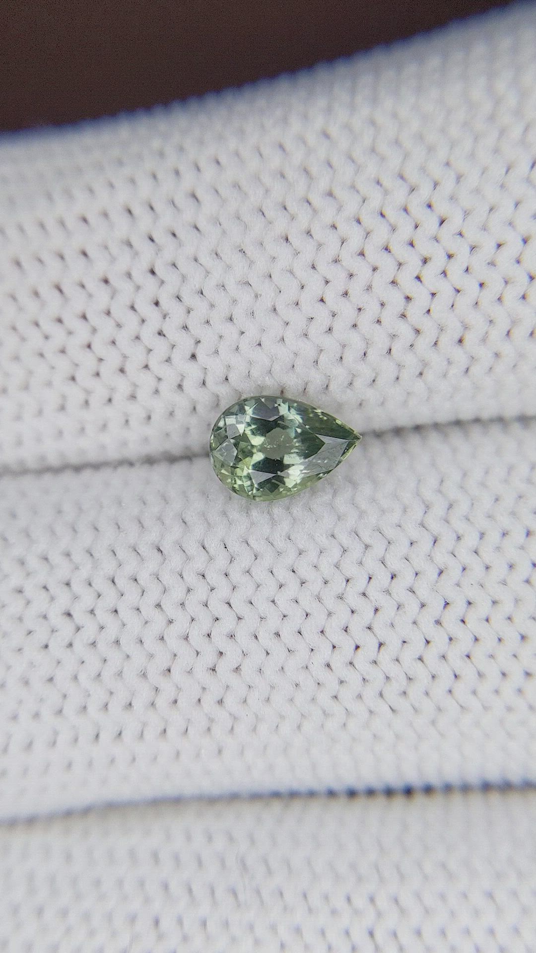 1.01 Ct. Bluish Green Sapphire from Montana Size Video