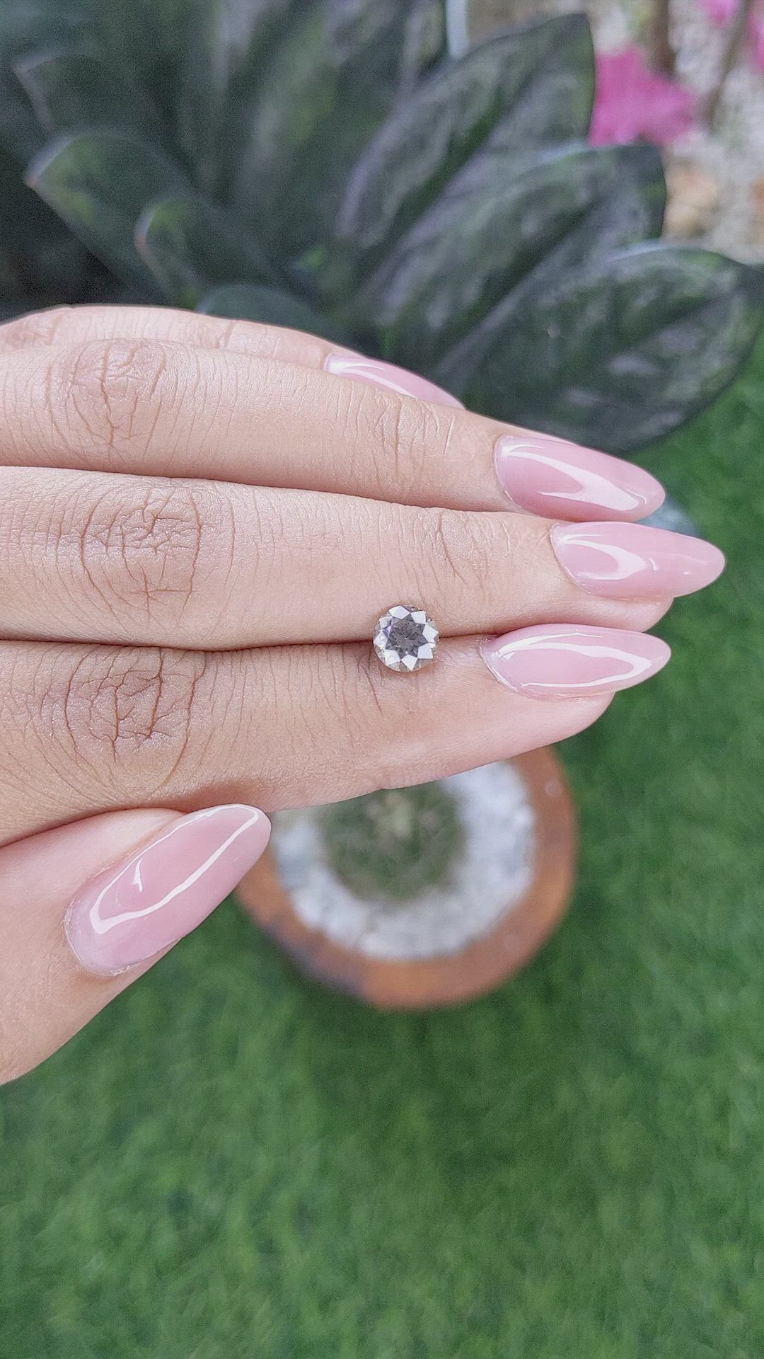 1.01 Ct. Greenish Brown Sapphire from Montana Size Video