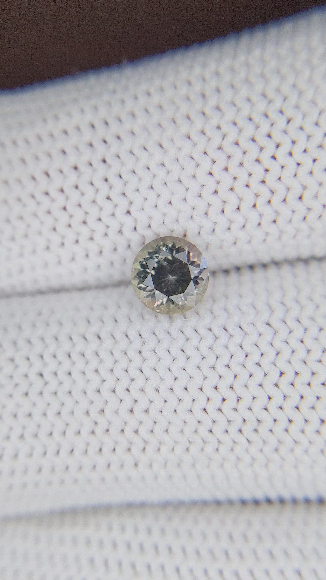 1.01 Ct. Greenish Brown Sapphire from Montana Size Video