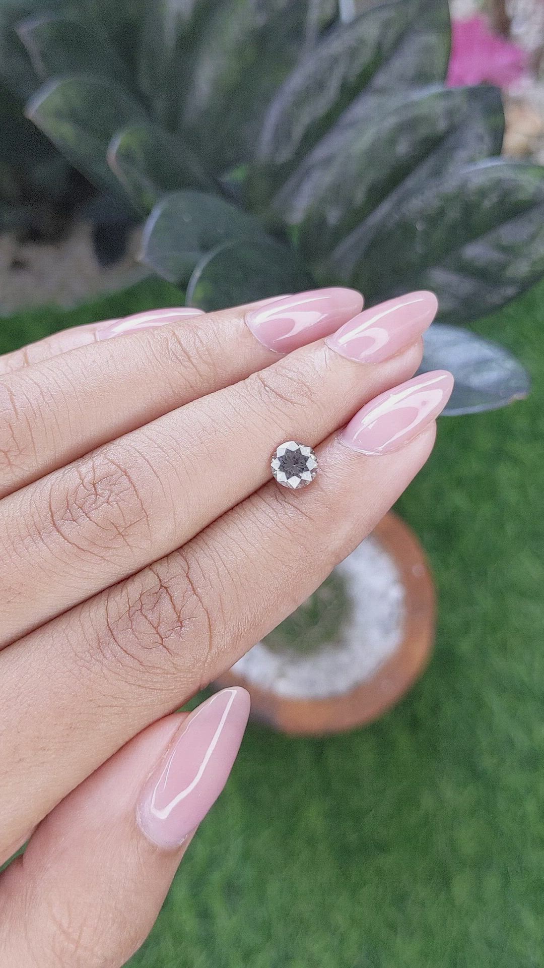 1.01 Ct. Greenish Brown Sapphire from Montana Size Video