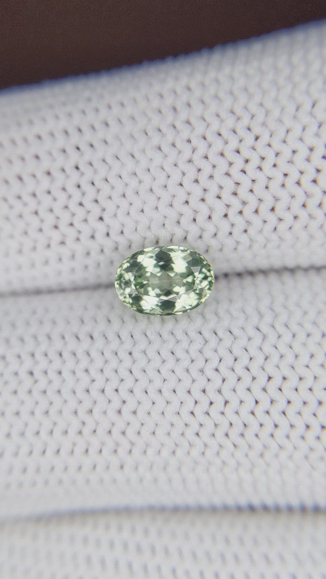1.42 Ct. Green Sapphire from Montana Size Video