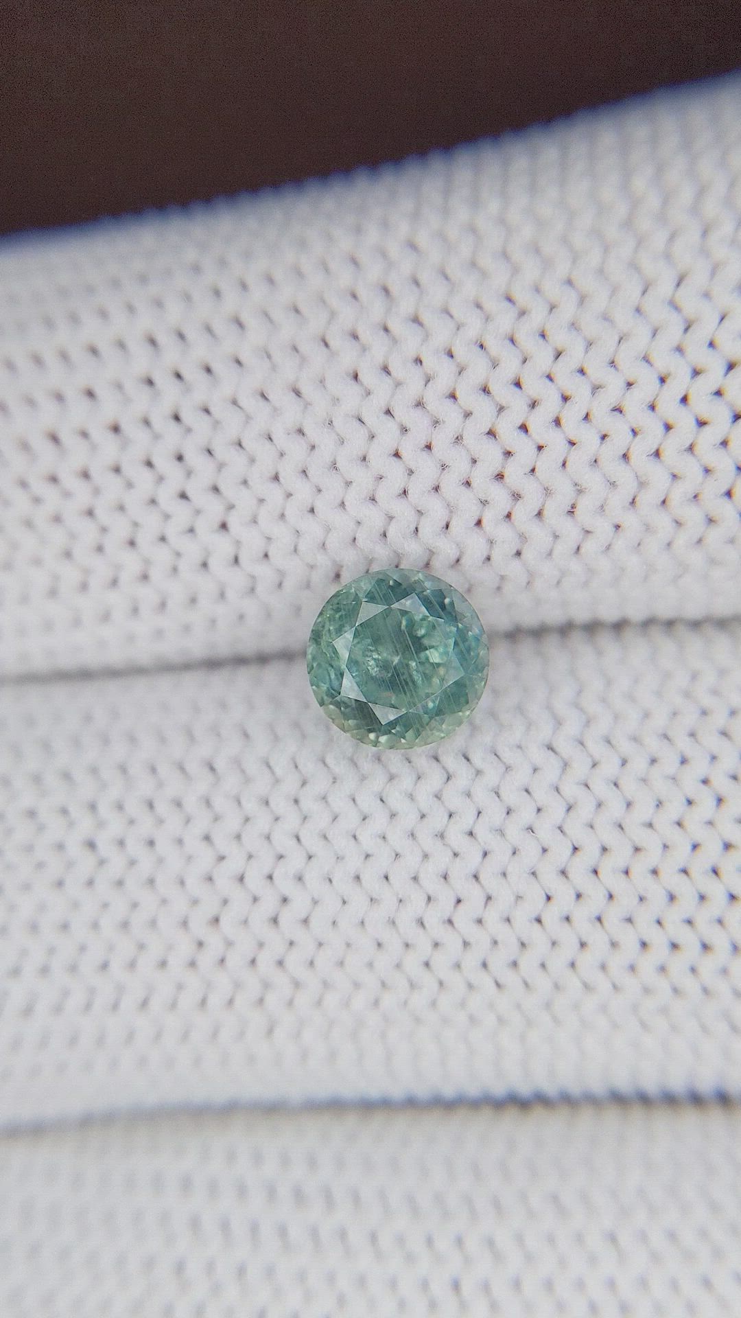 1.79 Ct. Bluish Green Sapphire from Montana Size Video