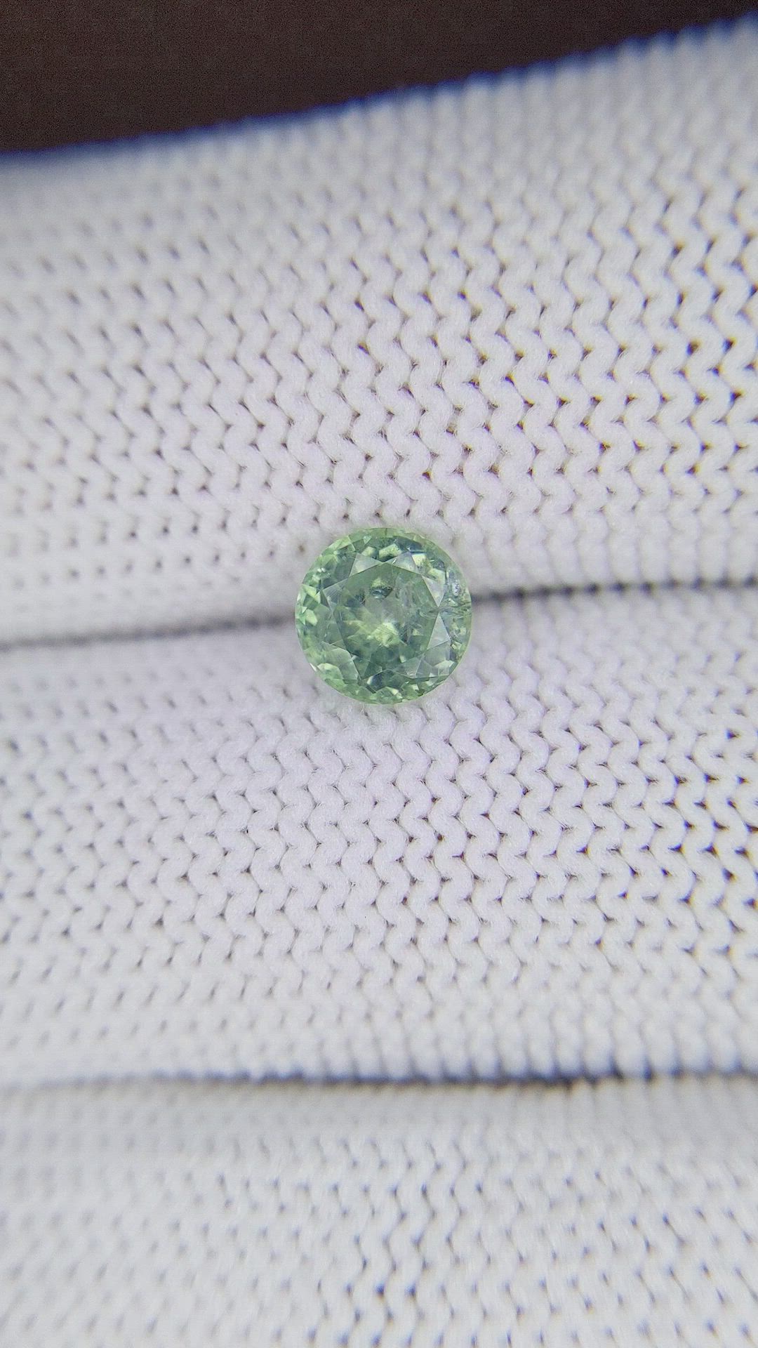 1.23 Ct. Green Sapphire from Montana Size Video