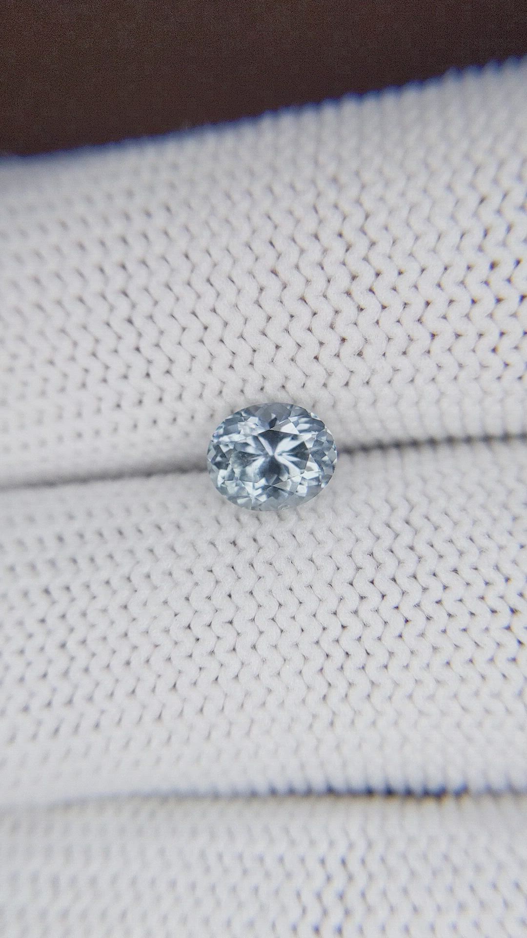 1.11 Ct. Greyish Blue Sapphire from Montana Size Video