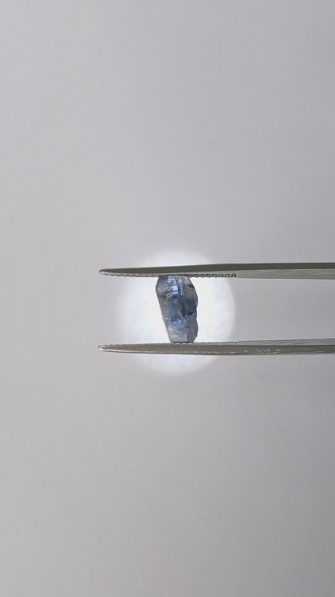 2.85 Ct. Blue Sapphire Crystal from Ceylon (Sri Lanka) Size Video