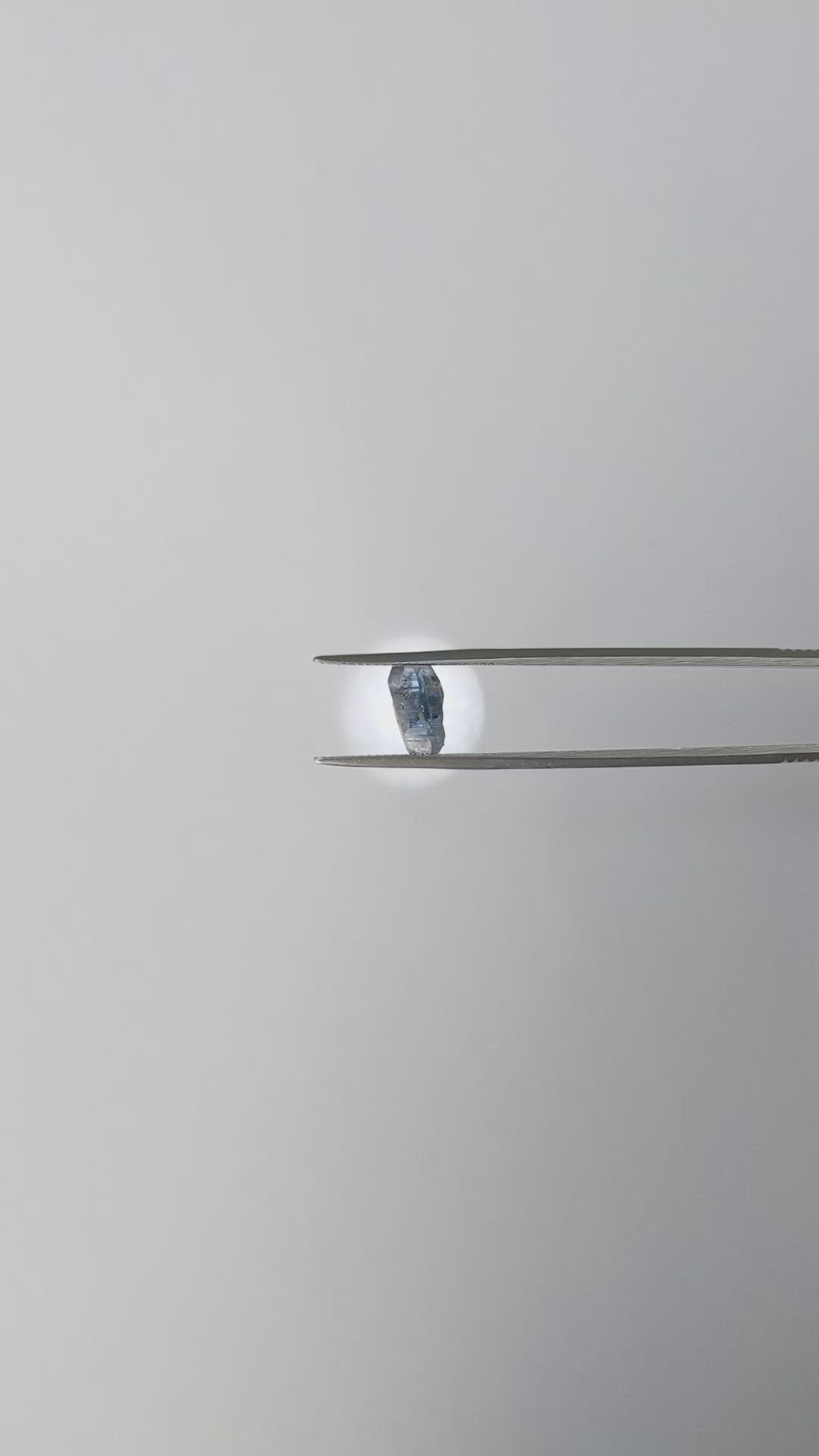 2.85 Ct. Blue Sapphire Crystal from Ceylon (Sri Lanka) Size Video