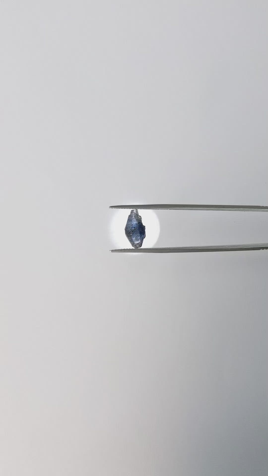 3.30 Ct. Blue Sapphire Crystal from Ceylon (Sri Lanka) Size Video