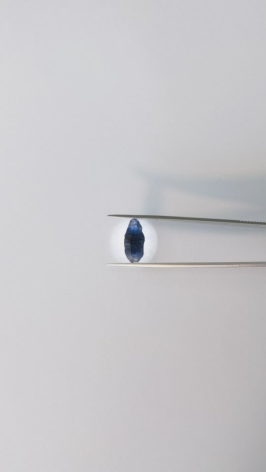 5.83 Ct. Blue Sapphire Crystal from Ceylon (Sri Lanka) Size Video
