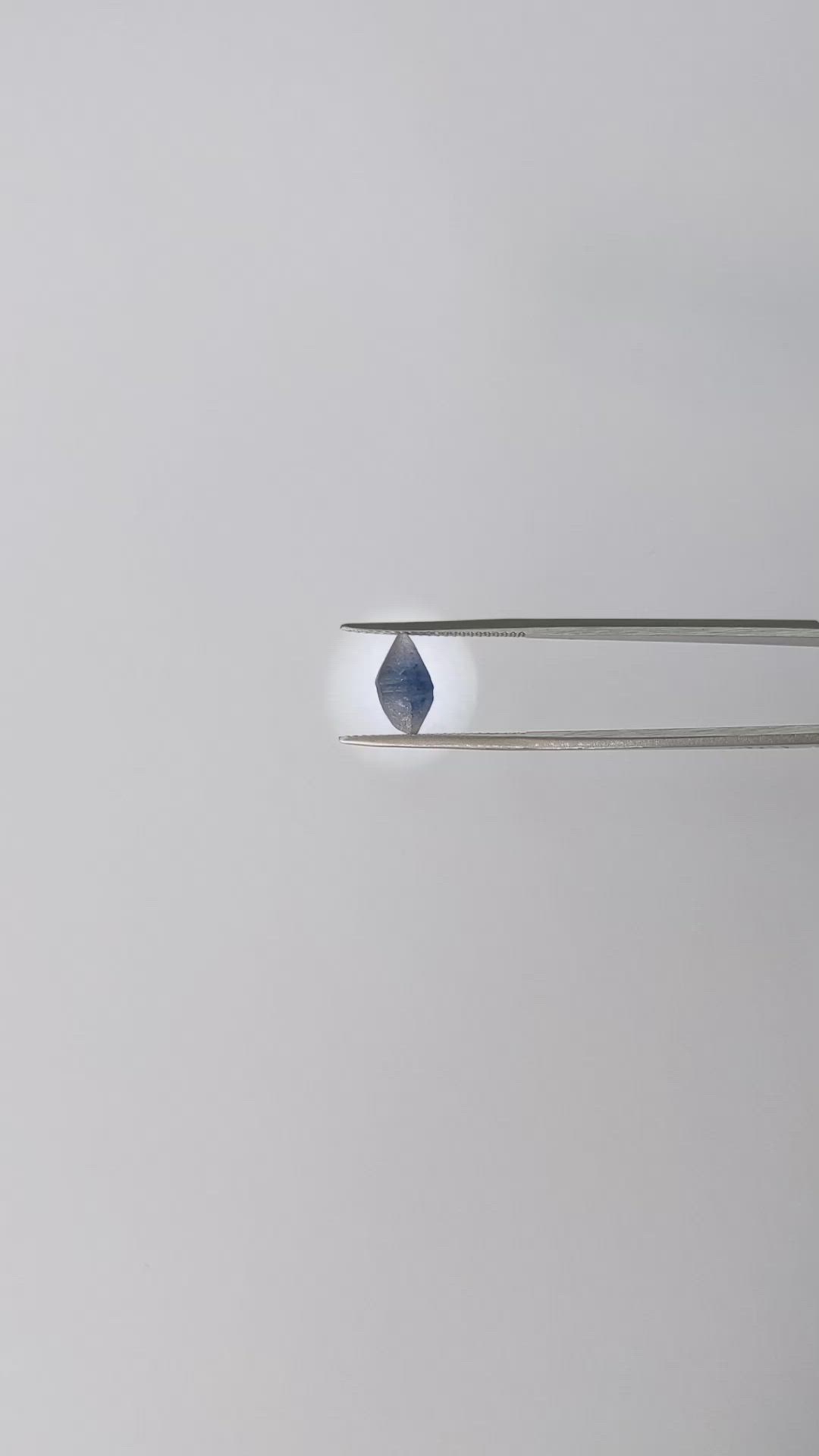 2.69 Ct. Blue Sapphire Crystal from Ceylon (Sri Lanka) Size Video