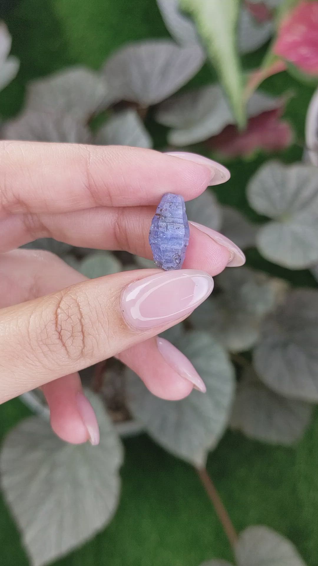 8.67 Ct. Blue Sapphire Crystal from Ceylon (Sri Lanka) Size Video