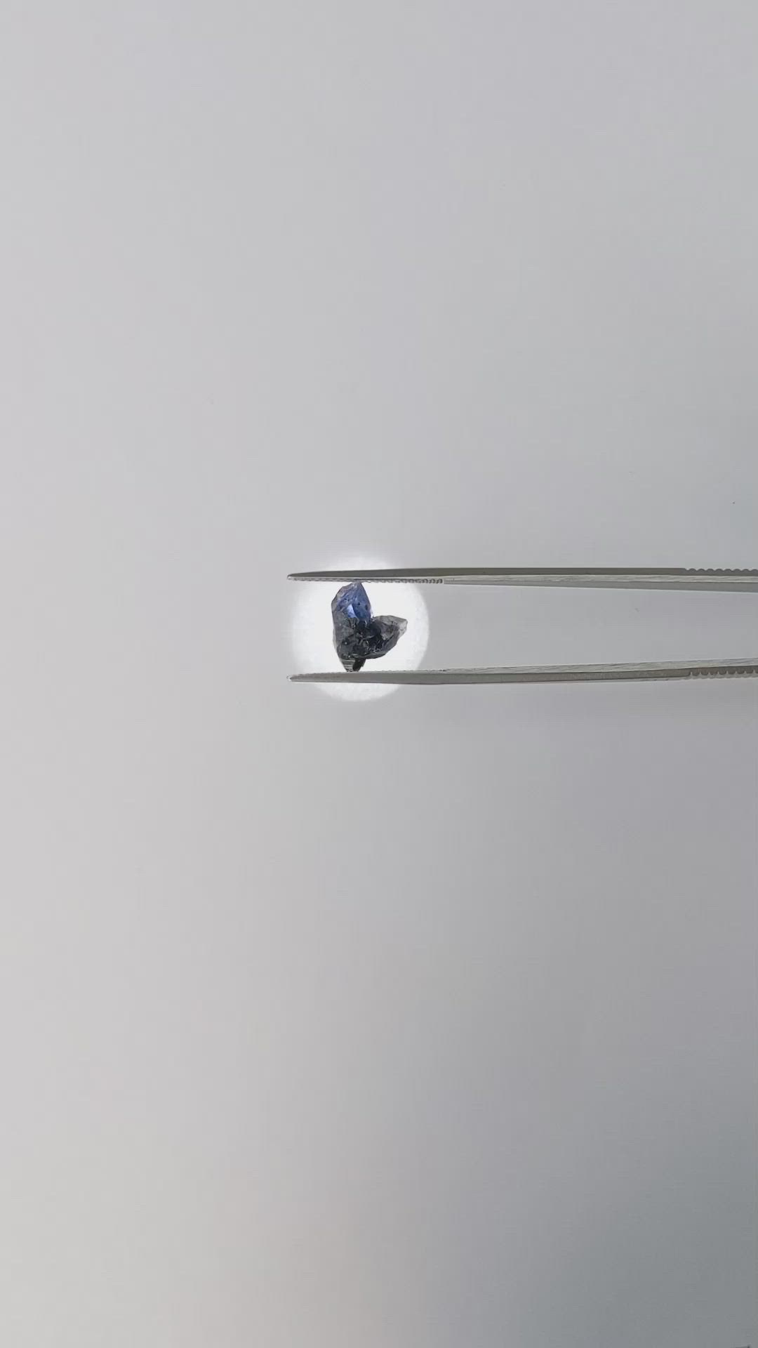 3.79 Ct. Blue Sapphire Crystal from Ceylon (Sri Lanka) Size Video