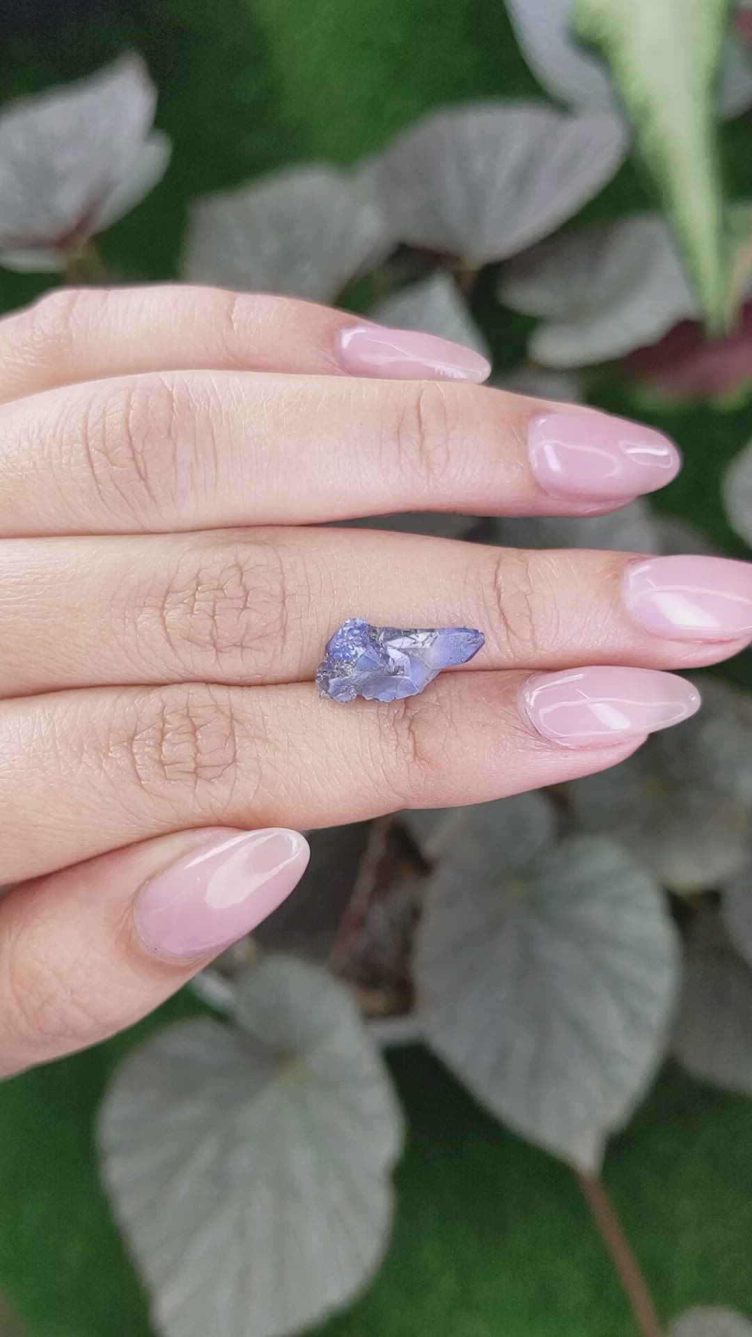 4.66 Ct. Blue Sapphire Crystal from Ceylon (Sri Lanka) Size Video